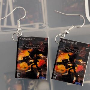 Shadow The Hedgehog Earrings